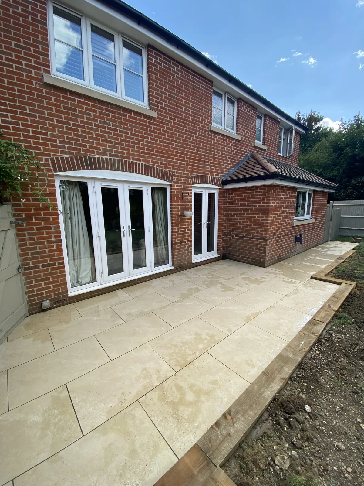 Porcelain patio, Newbury