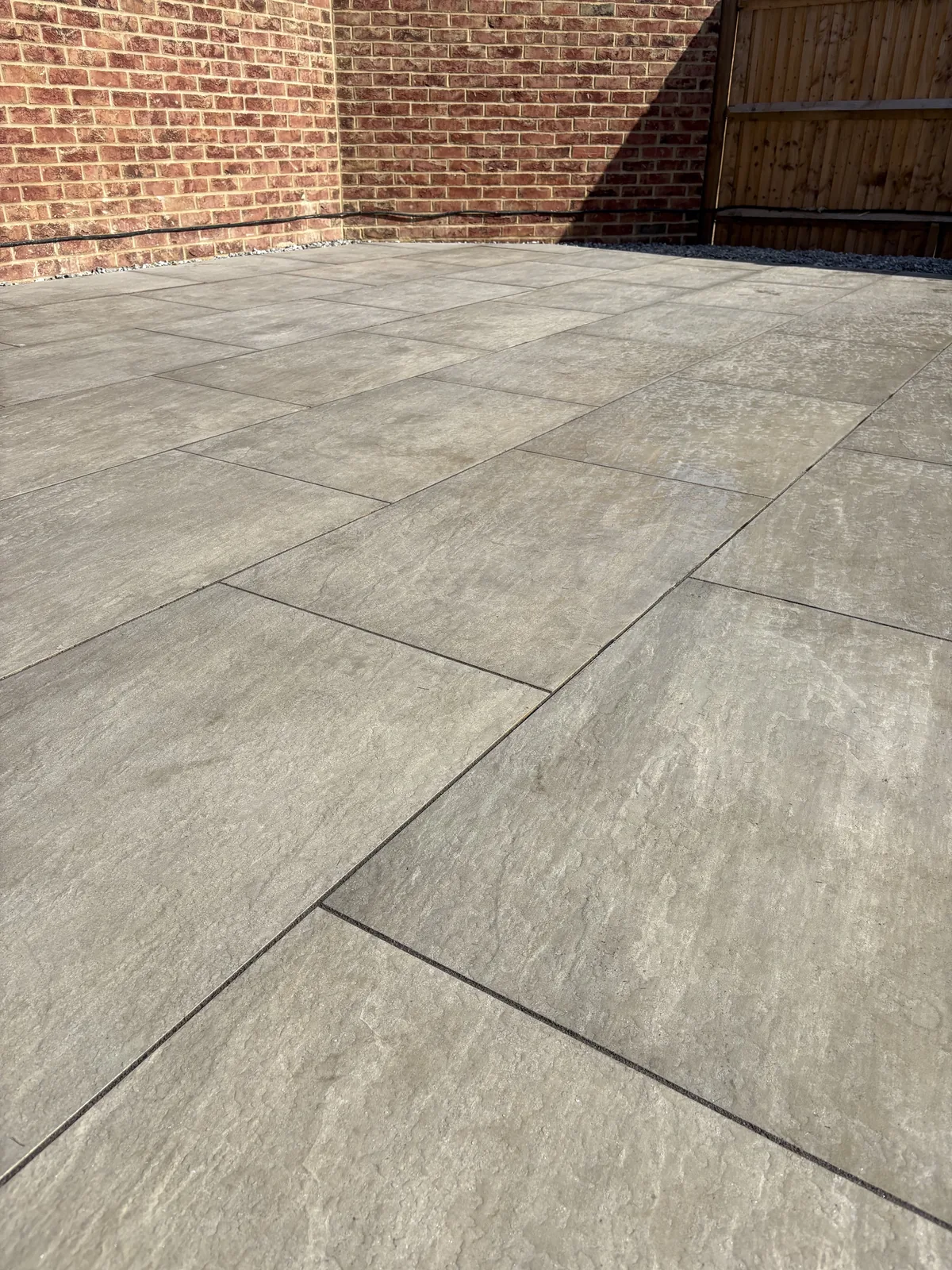 Front garden paving